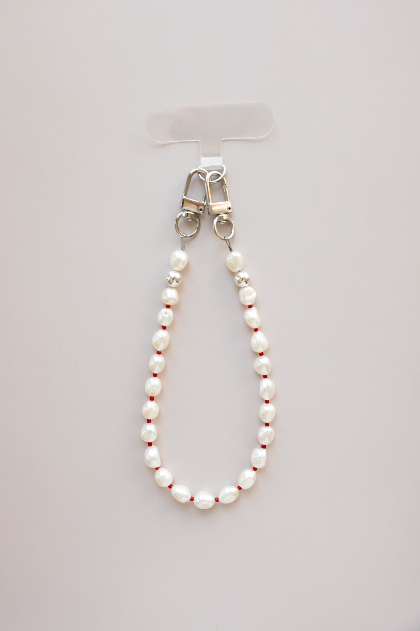 Cherry Pearl Phone Charm