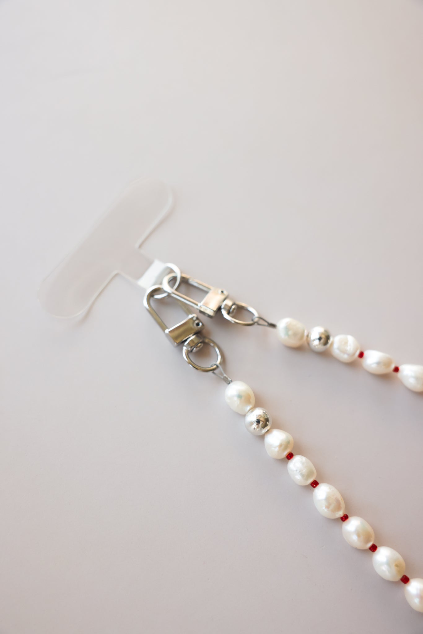 Cherry Pearl Phone Charm