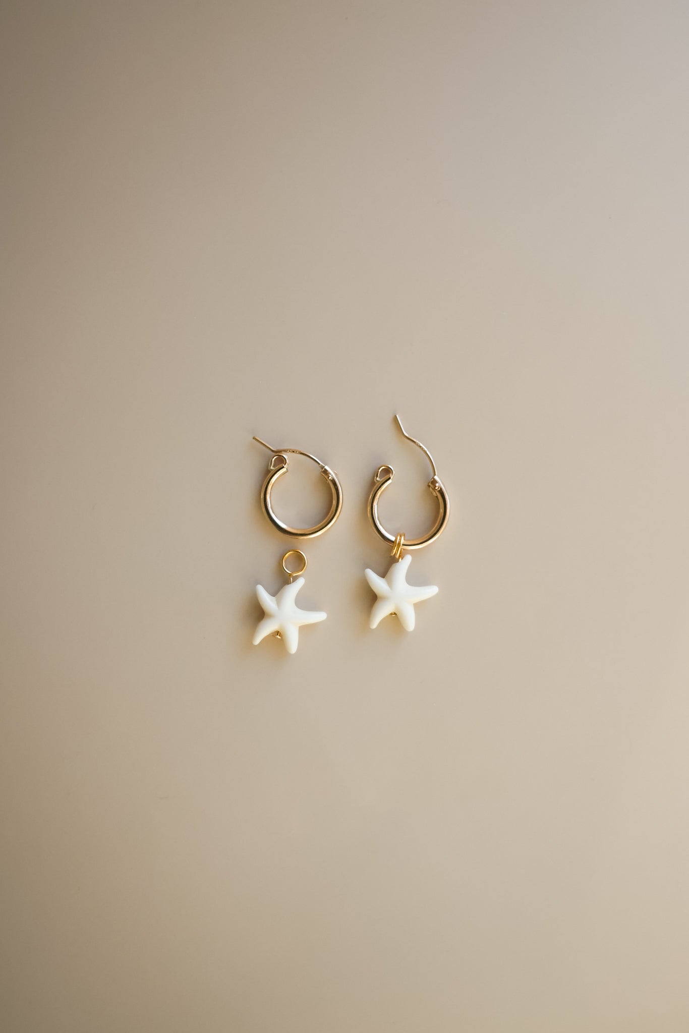 Off-White Starfish Earring Charms