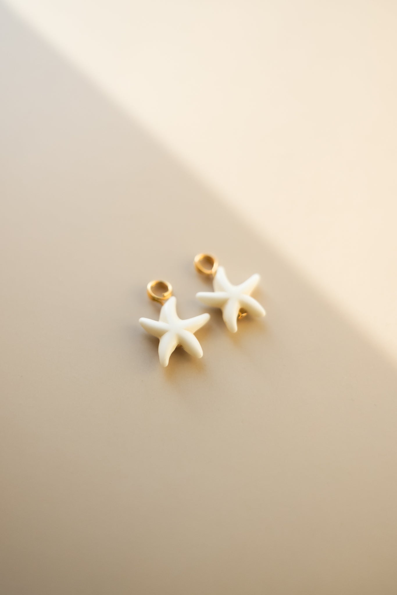 Off-White Starfish Earring Charms