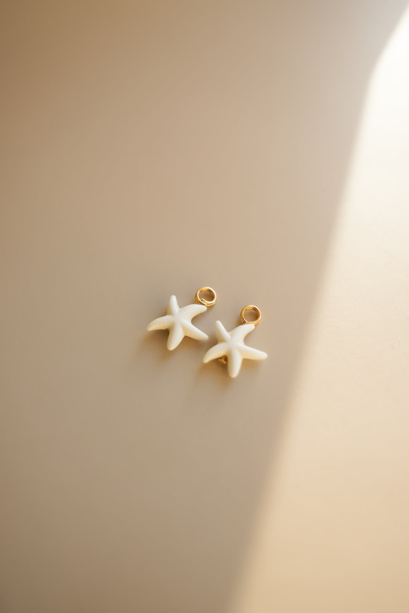 Off-White Starfish Earring Charms