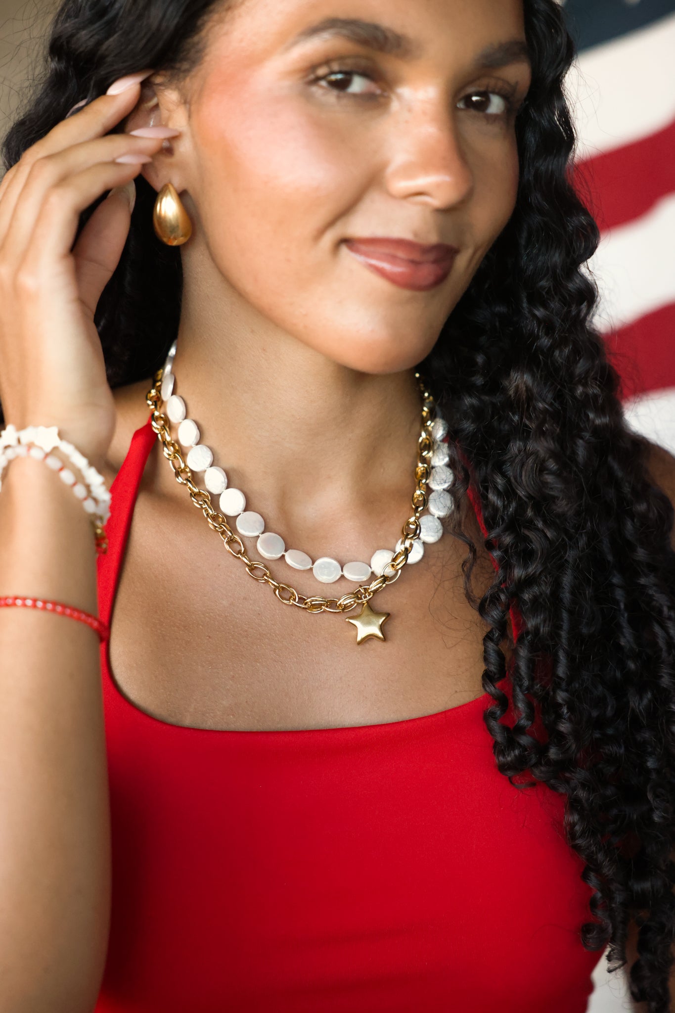 All Star Necklace - Gold