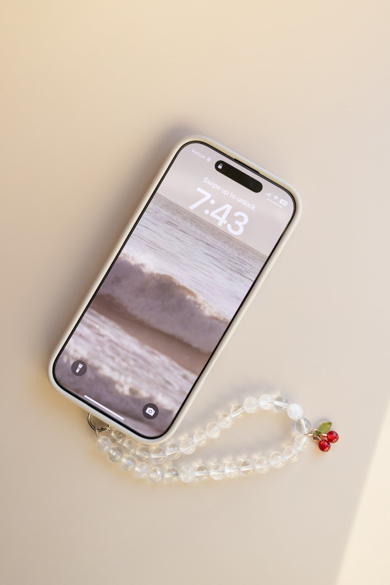 Clear Phone Charm