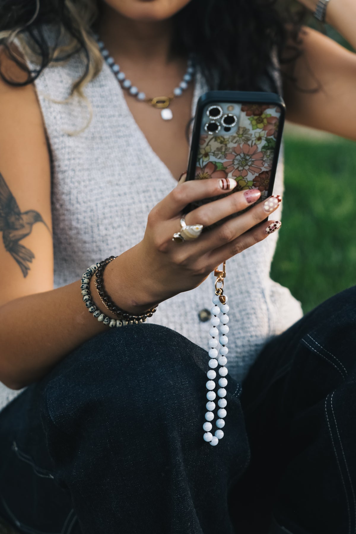 Blue Hour Phone Charm