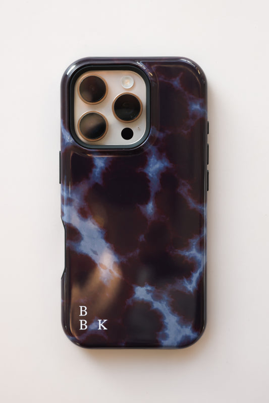 Dark Marble Lightning — Design Magnetic Tough Phone Case