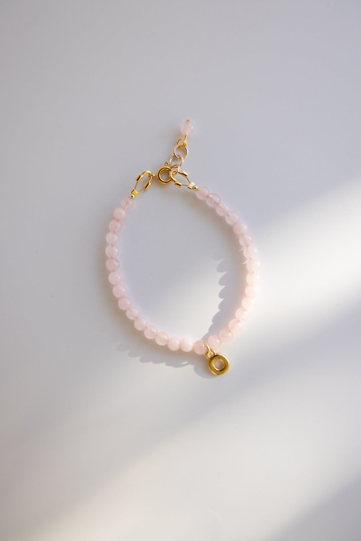 Baby + Kid Rose Quartz Bracelet