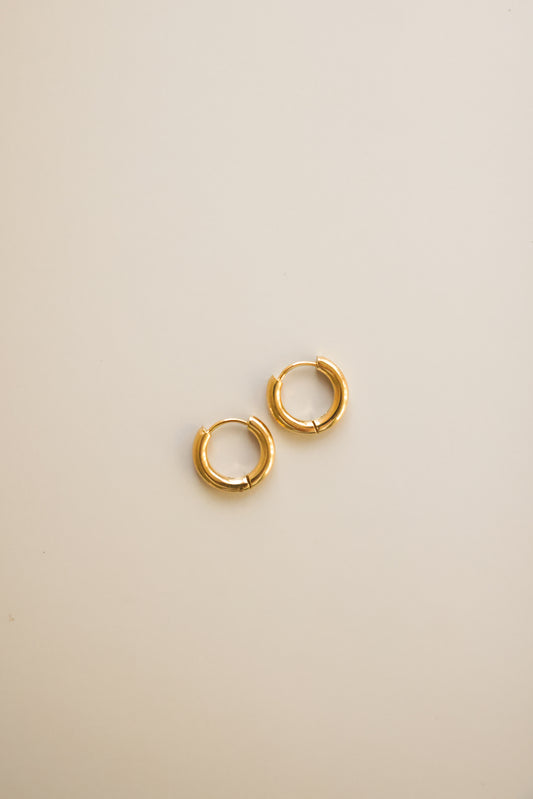 Large Live In Hoop Earrings