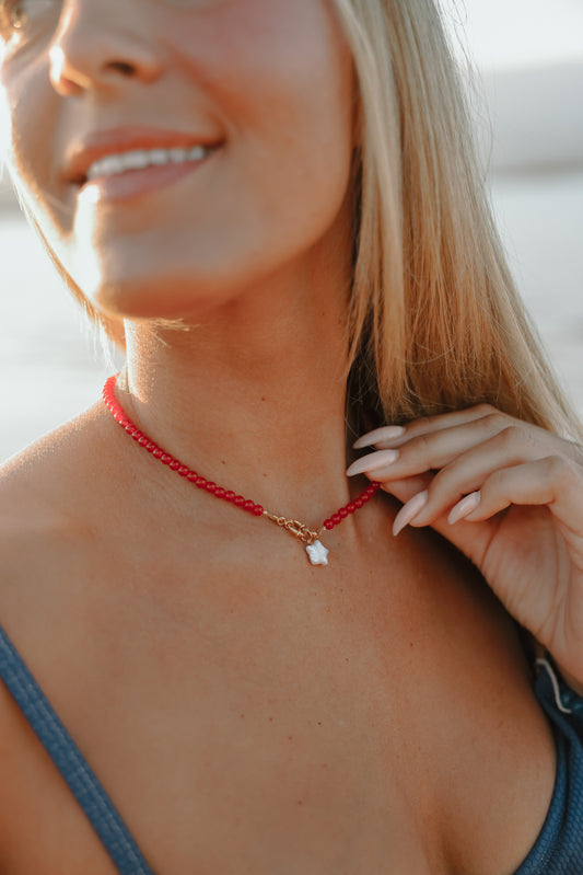 Red Jade Necklace