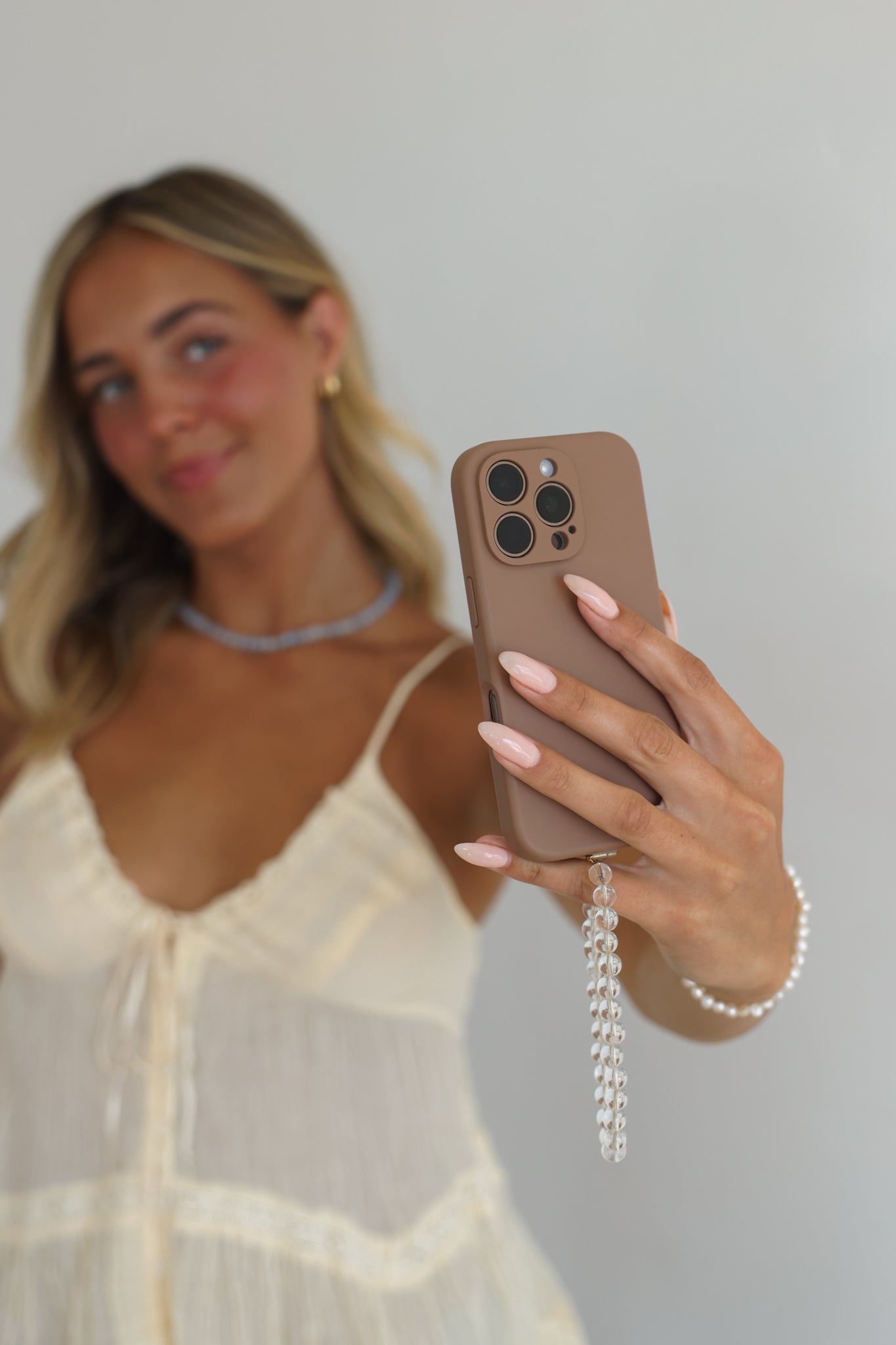 Clear Phone Charm