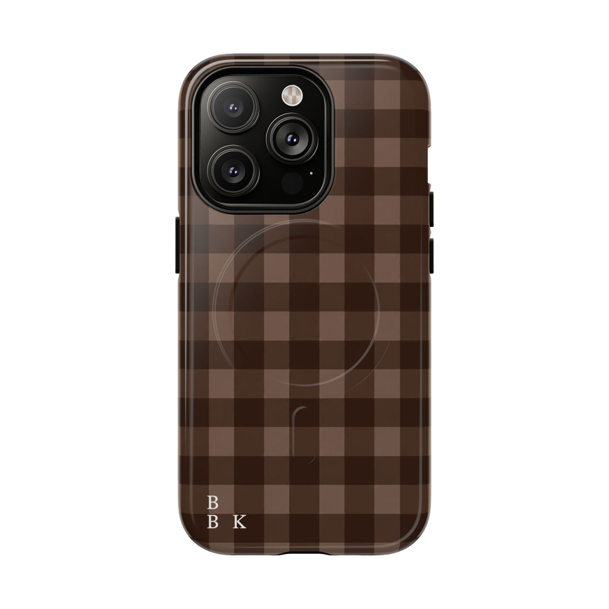 Brown Buffalo Plaid Tough Magnetic Phone Case
