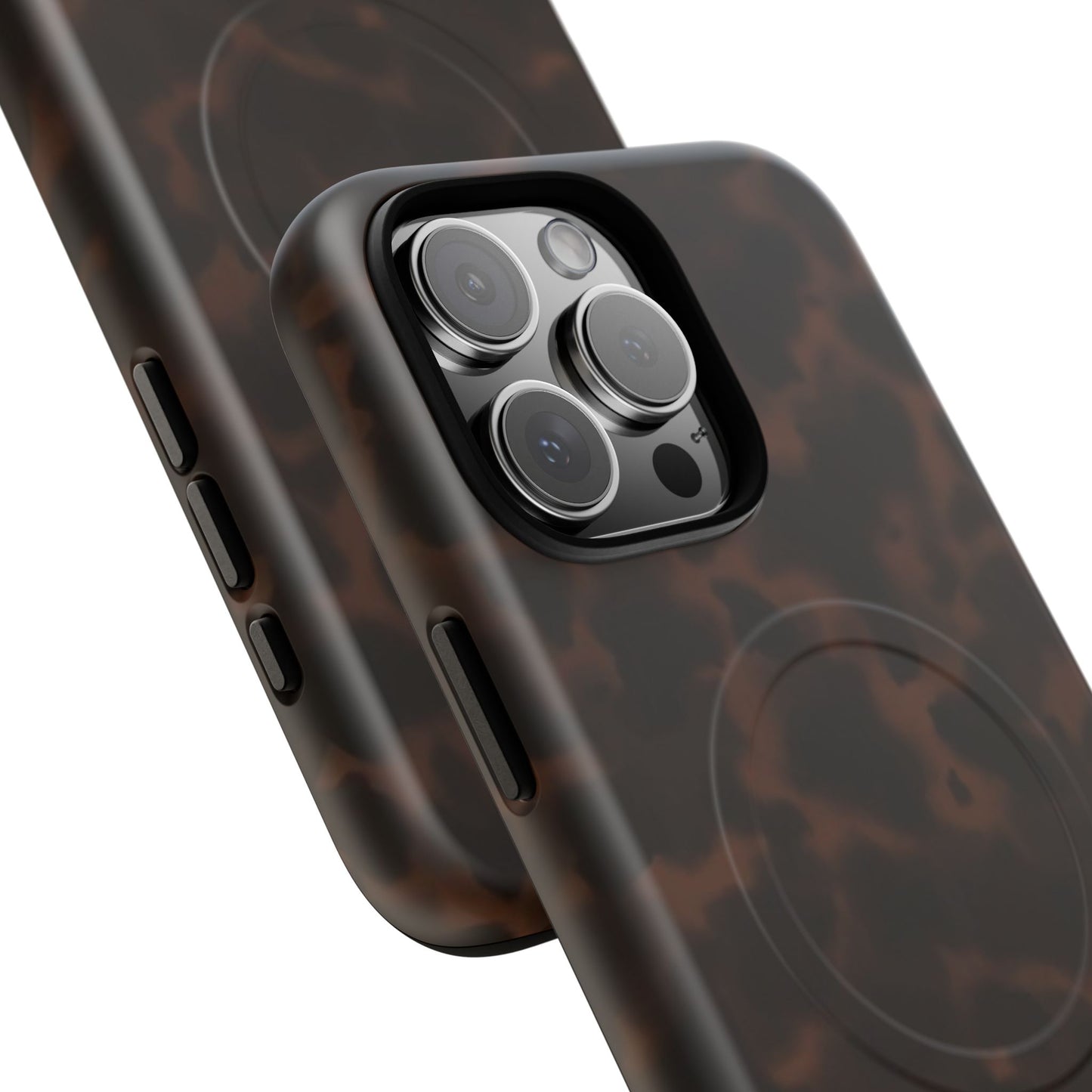 Tortoiseshell Magnetic Phone Case — Slim Tough MagSafe-Compatible Protection