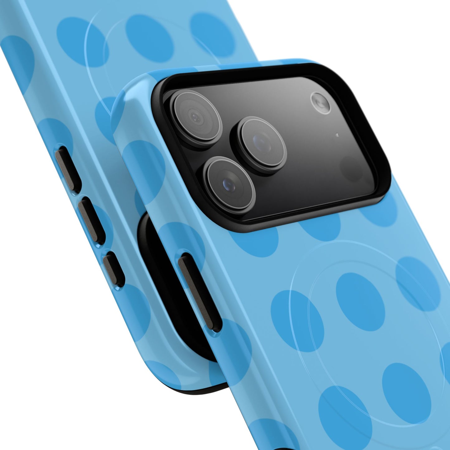 Blue Polka Dot Tough Magnetic Phone Case