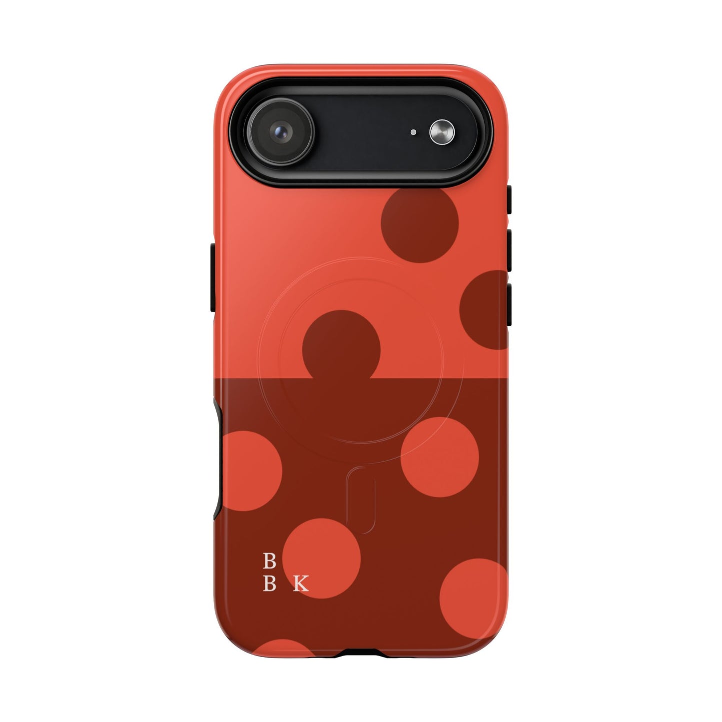 Red Polka Dot Magnetic Tough Case — Protective Phone Cover with MagSafe