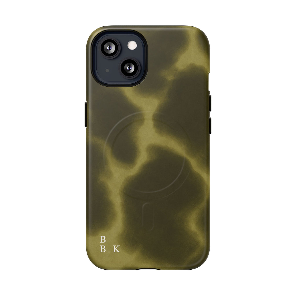Olive Smoke Magnetic Phone Case — Tough Protective MagSafe-Compatible Cover