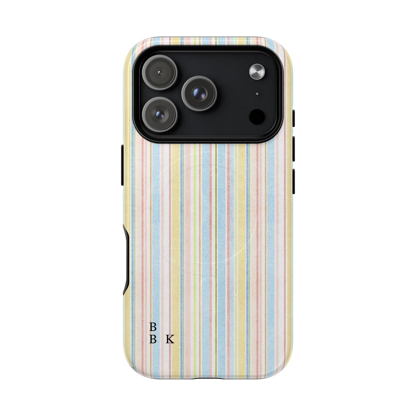 Striped Pastel Phone Case — Tough Magnetic Protection