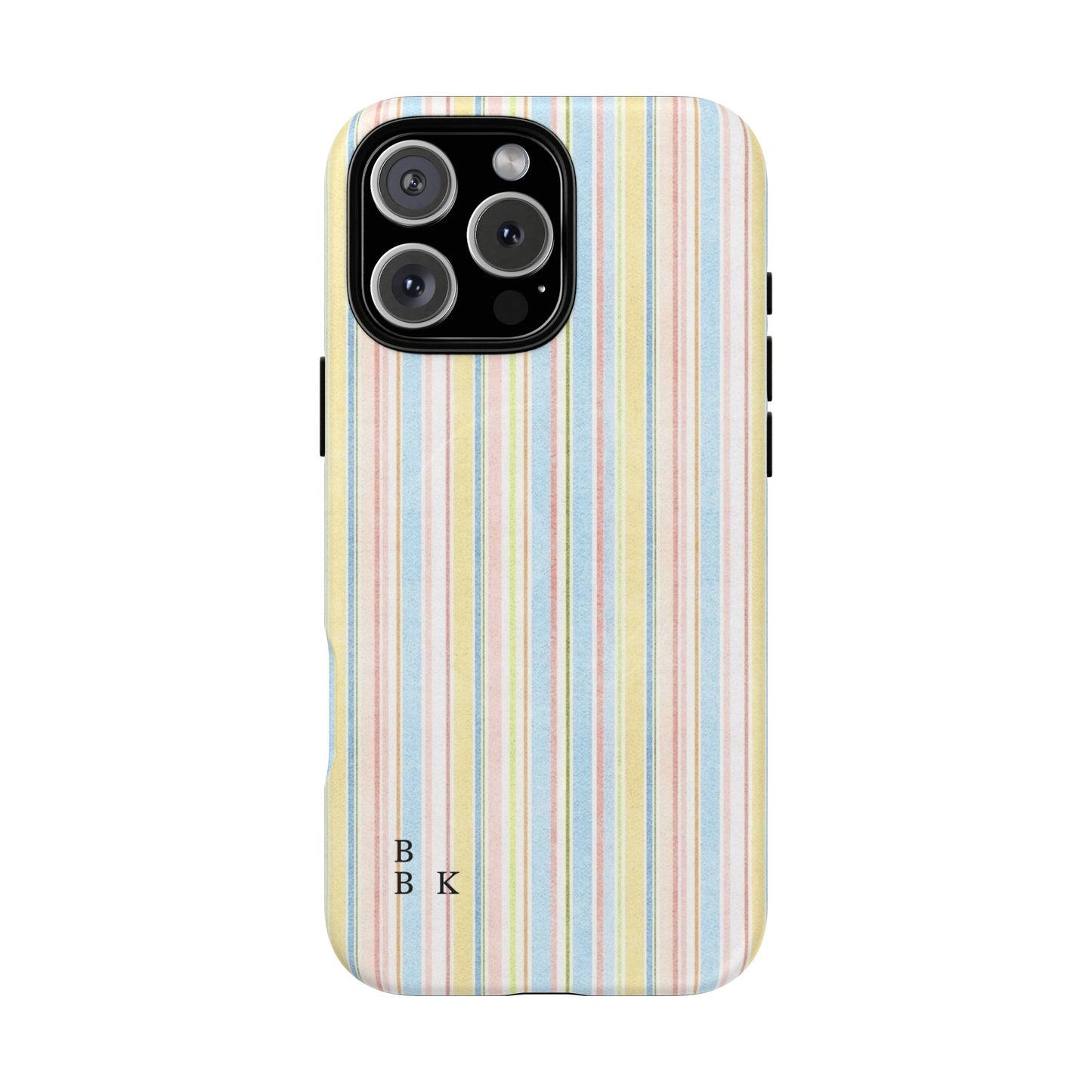 Striped Pastel Phone Case — Tough Magnetic Protection