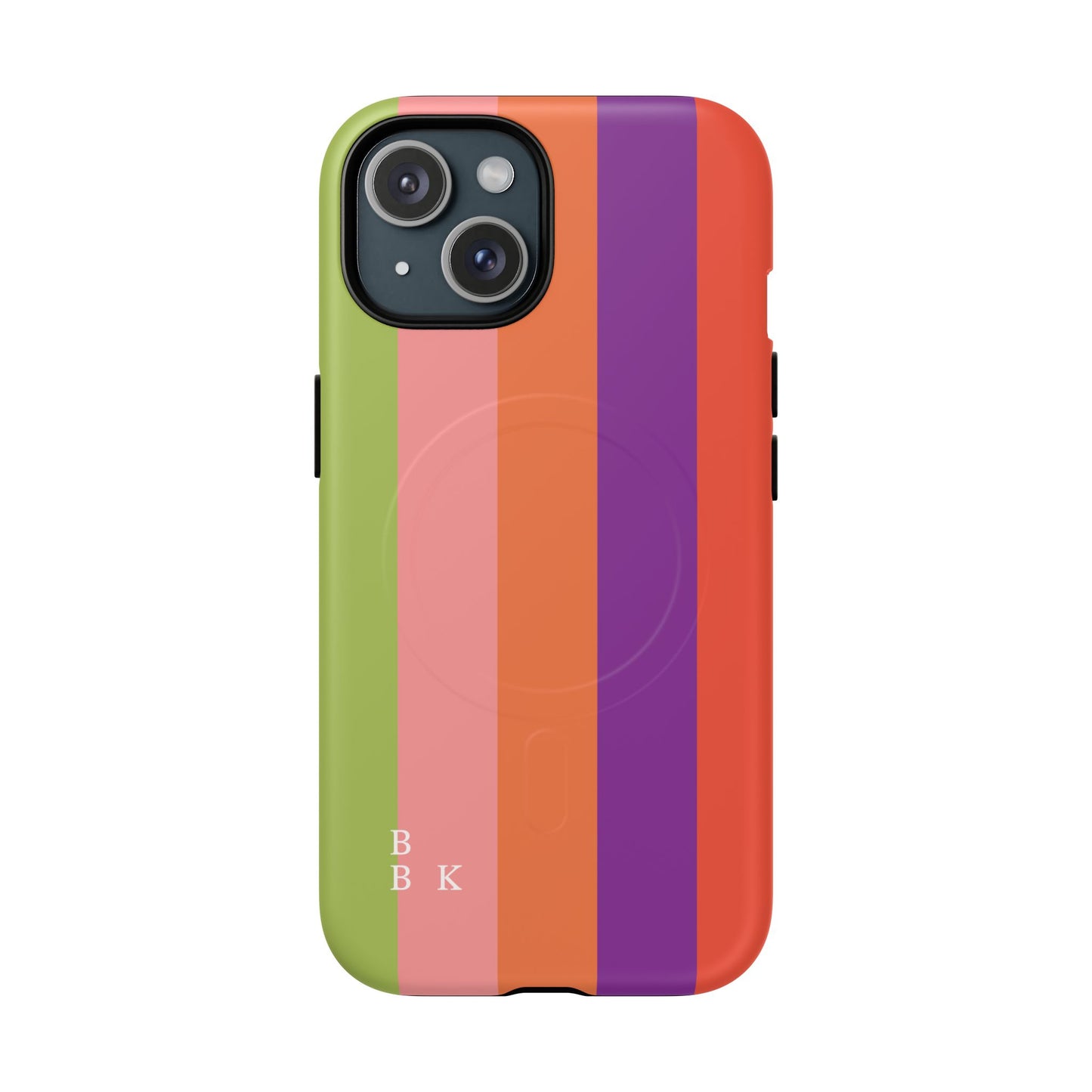 Bold Retro Stripe Magnetic Phone Case — Tough Protective iPhone Cover