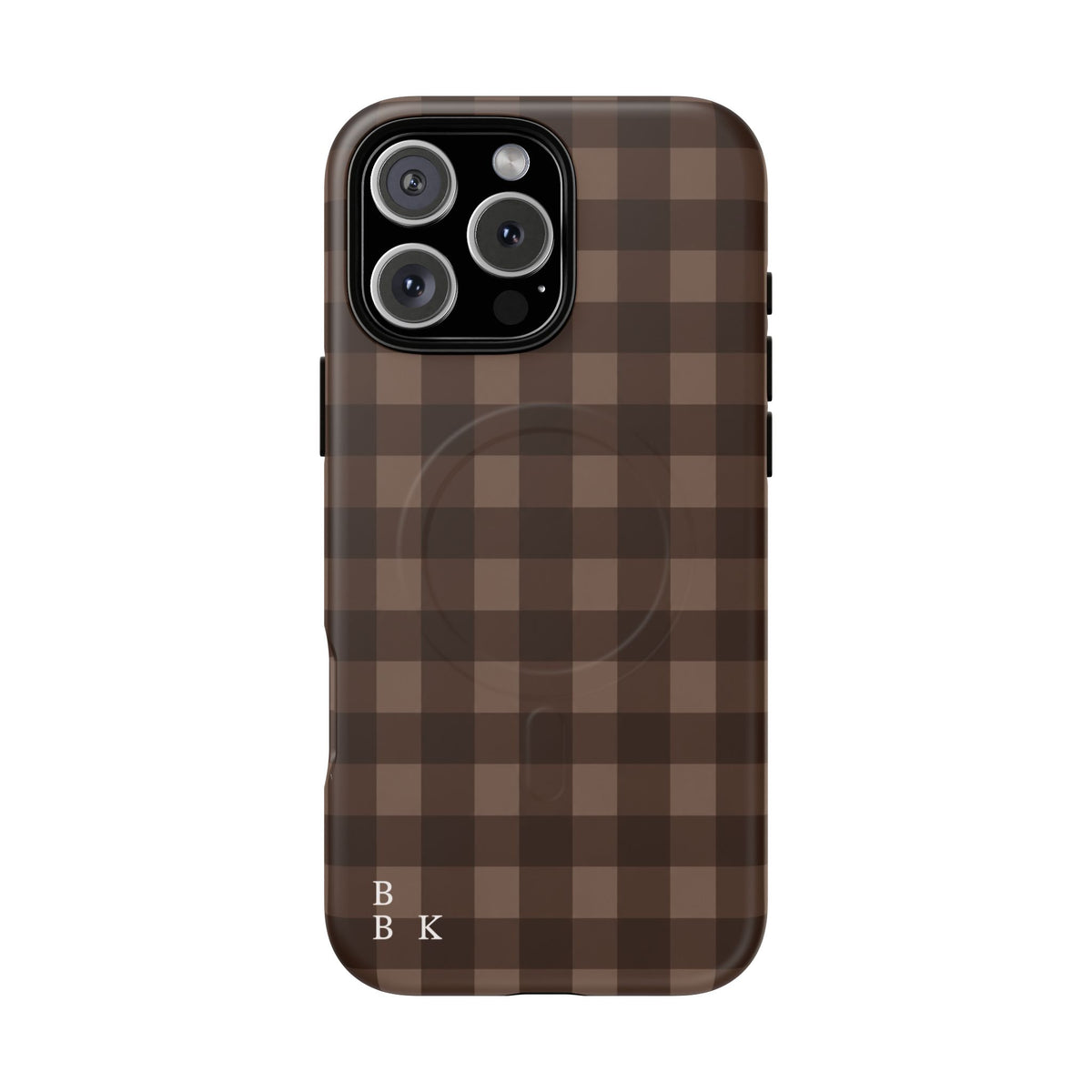 Brown Buffalo Plaid Tough Magnetic Phone Case