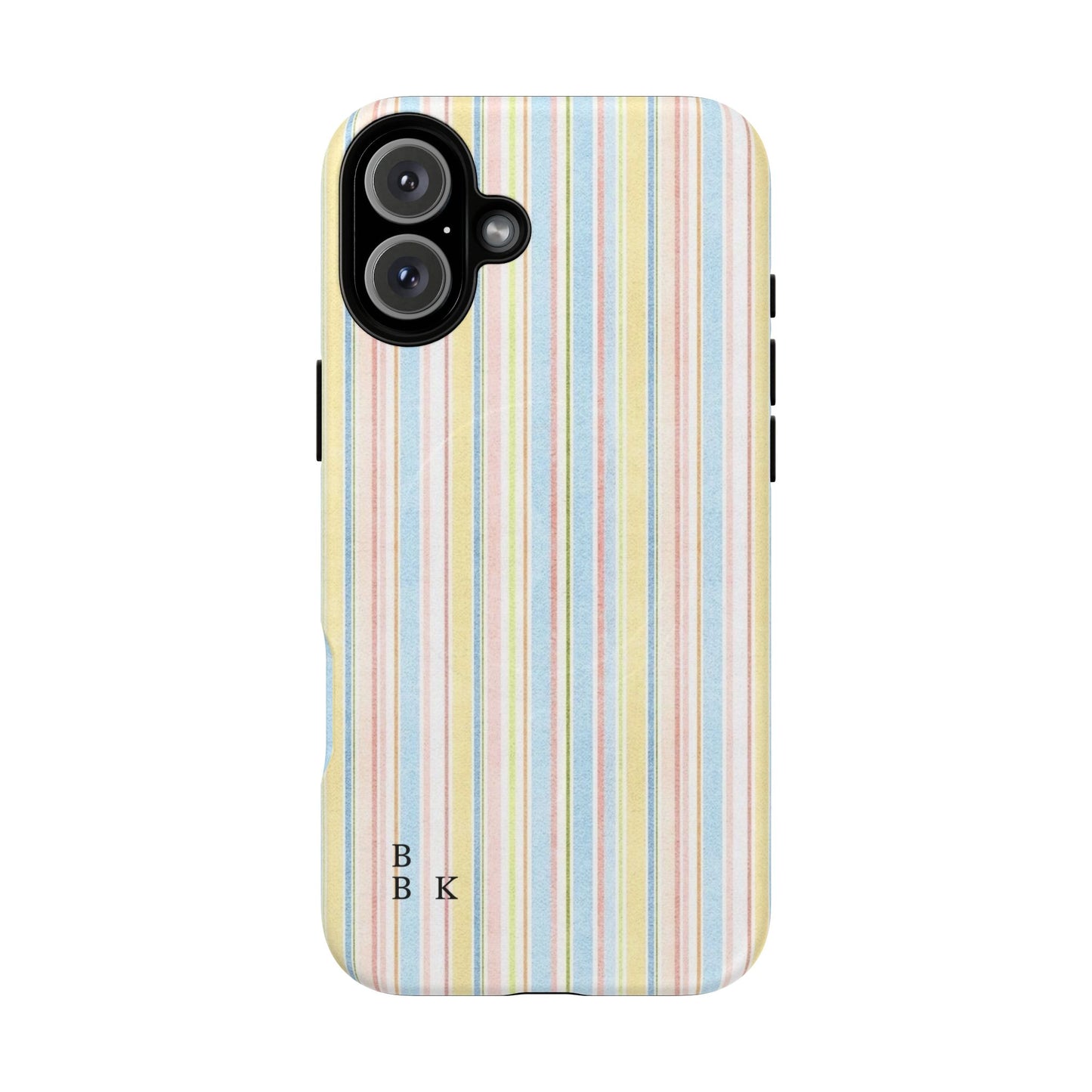 Striped Pastel Phone Case — Tough Magnetic Protection