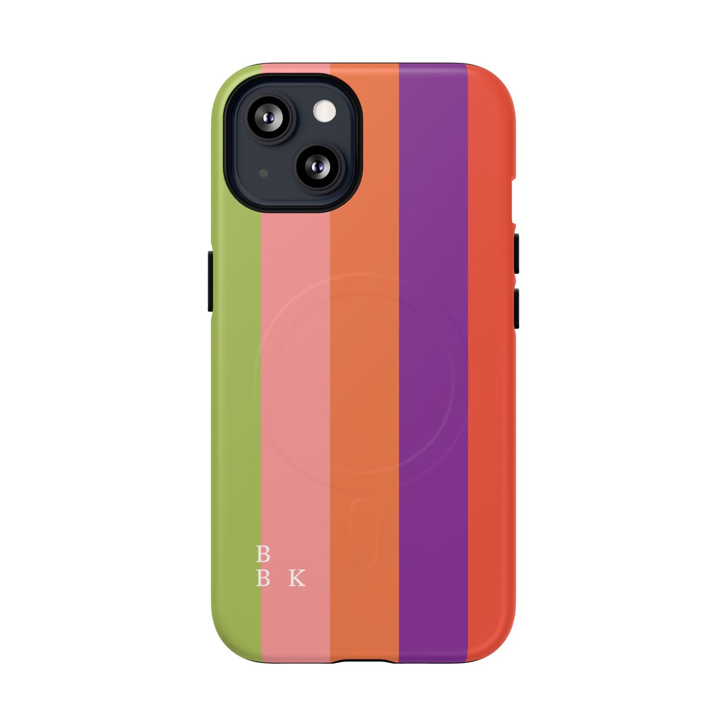 Bold Retro Stripe Magnetic Phone Case — Tough Protective iPhone Cover