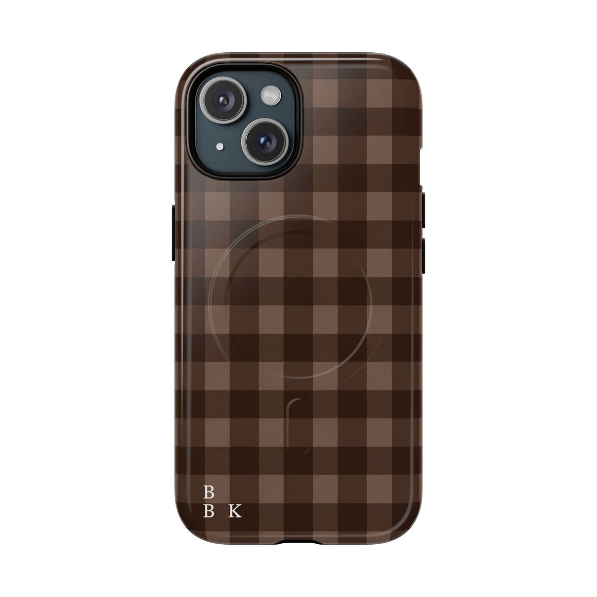 Brown Buffalo Plaid Tough Magnetic Phone Case