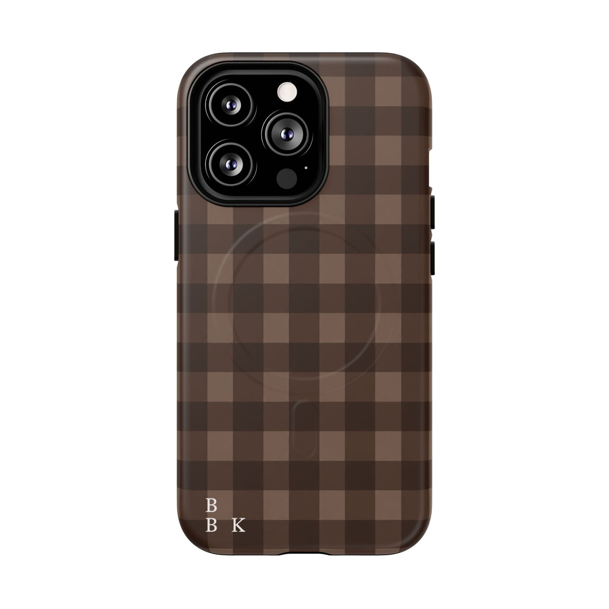 Brown Buffalo Plaid Tough Magnetic Phone Case