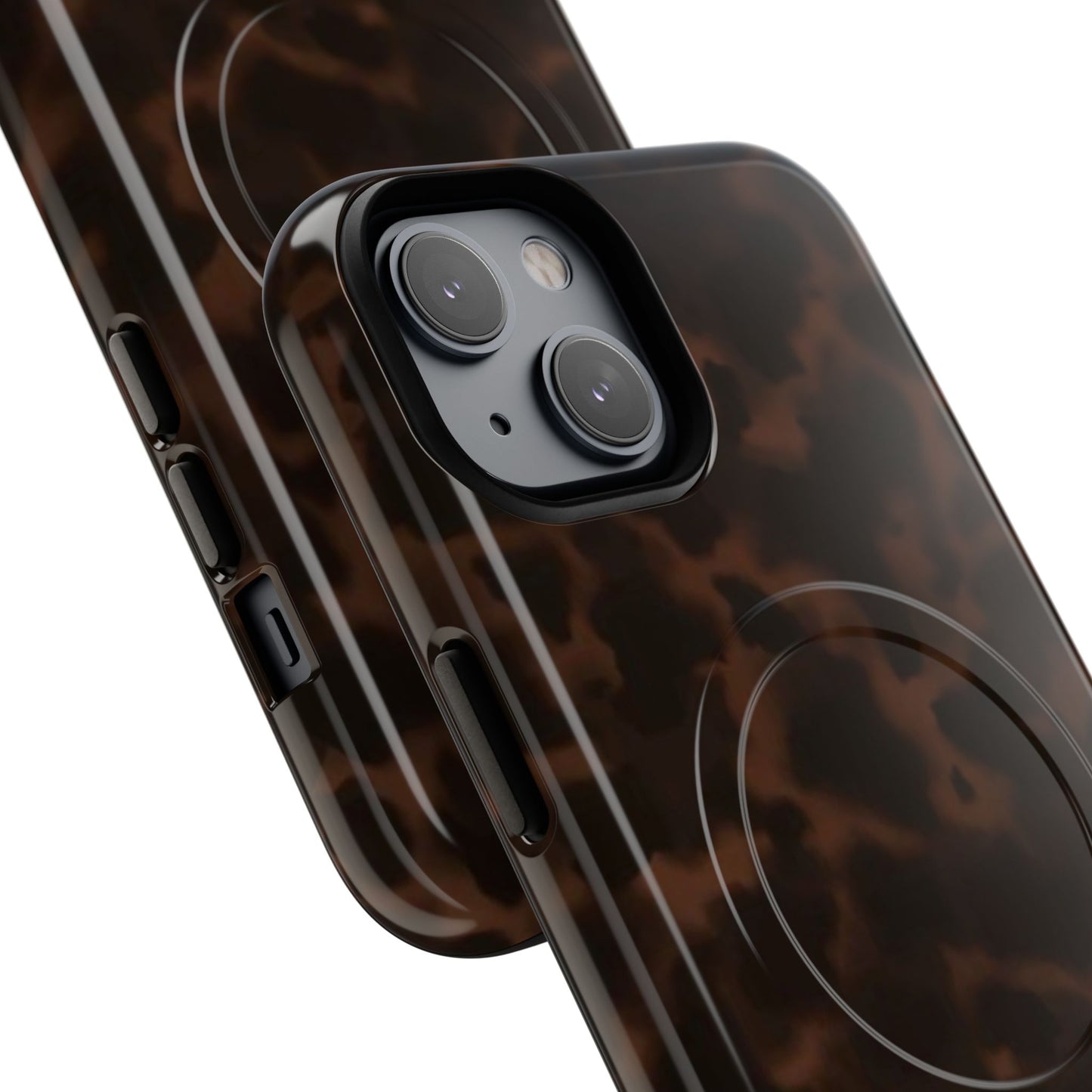 Tortoiseshell Magnetic Phone Case — Slim Tough MagSafe-Compatible Protection