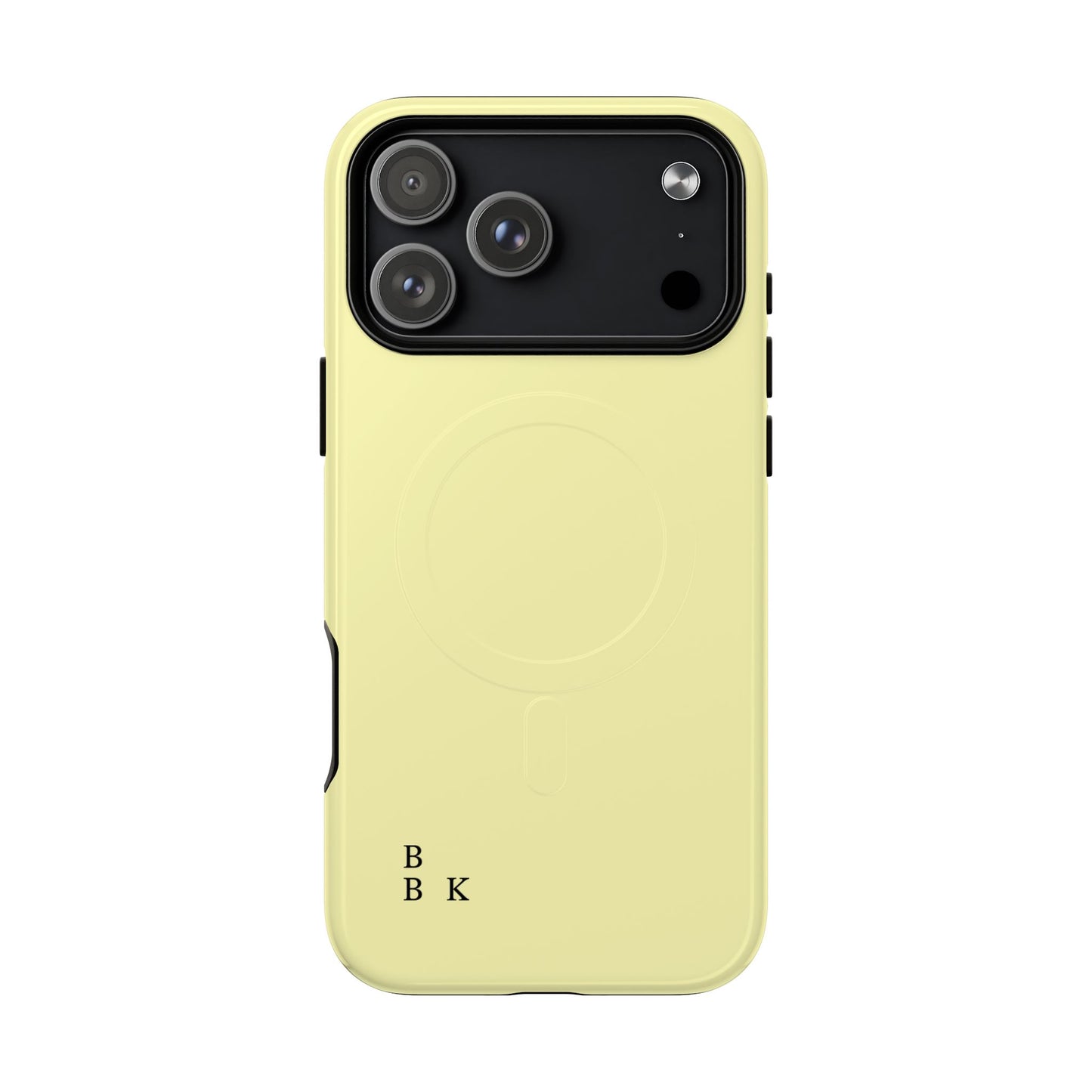 MagSafe Tough Phone Case — Slim Magnetic Protective Case (Pastel Yellow)