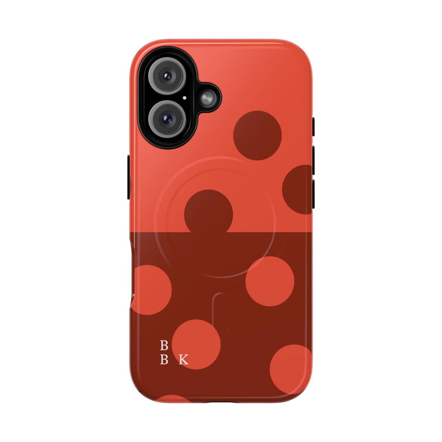 Red Polka Dot Magnetic Tough Case — Protective Phone Cover with MagSafe