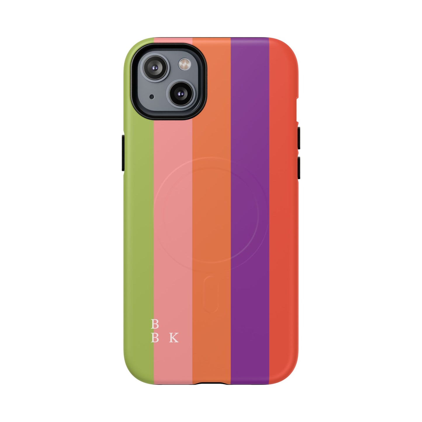 Bold Retro Stripe Magnetic Phone Case — Tough Protective iPhone Cover