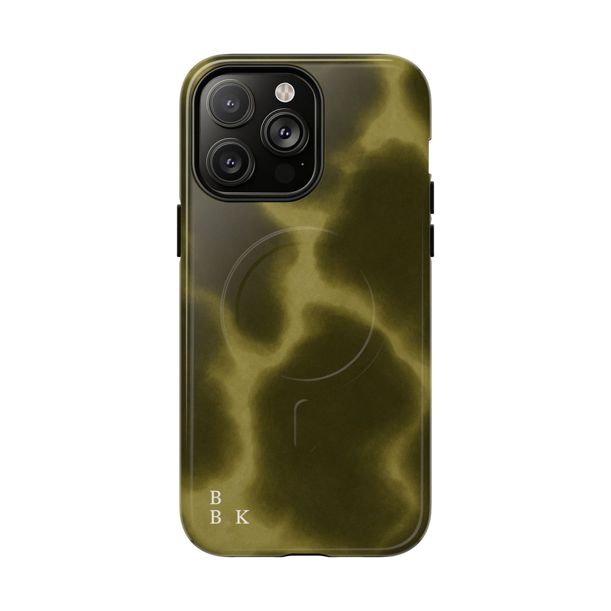 Olive Smoke Magnetic Phone Case — Tough Protective MagSafe-Compatible Cover