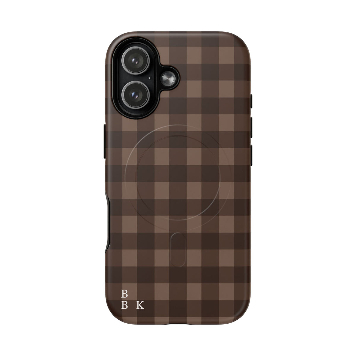 Brown Buffalo Plaid Tough Magnetic Phone Case
