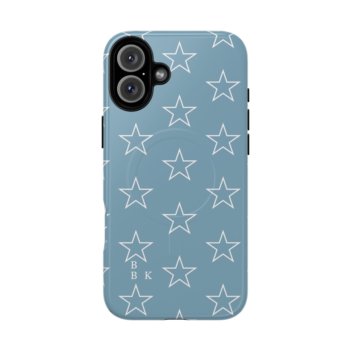 Blue Star Pattern Magnetic Phone Case — Tough Protective iPhone Cover