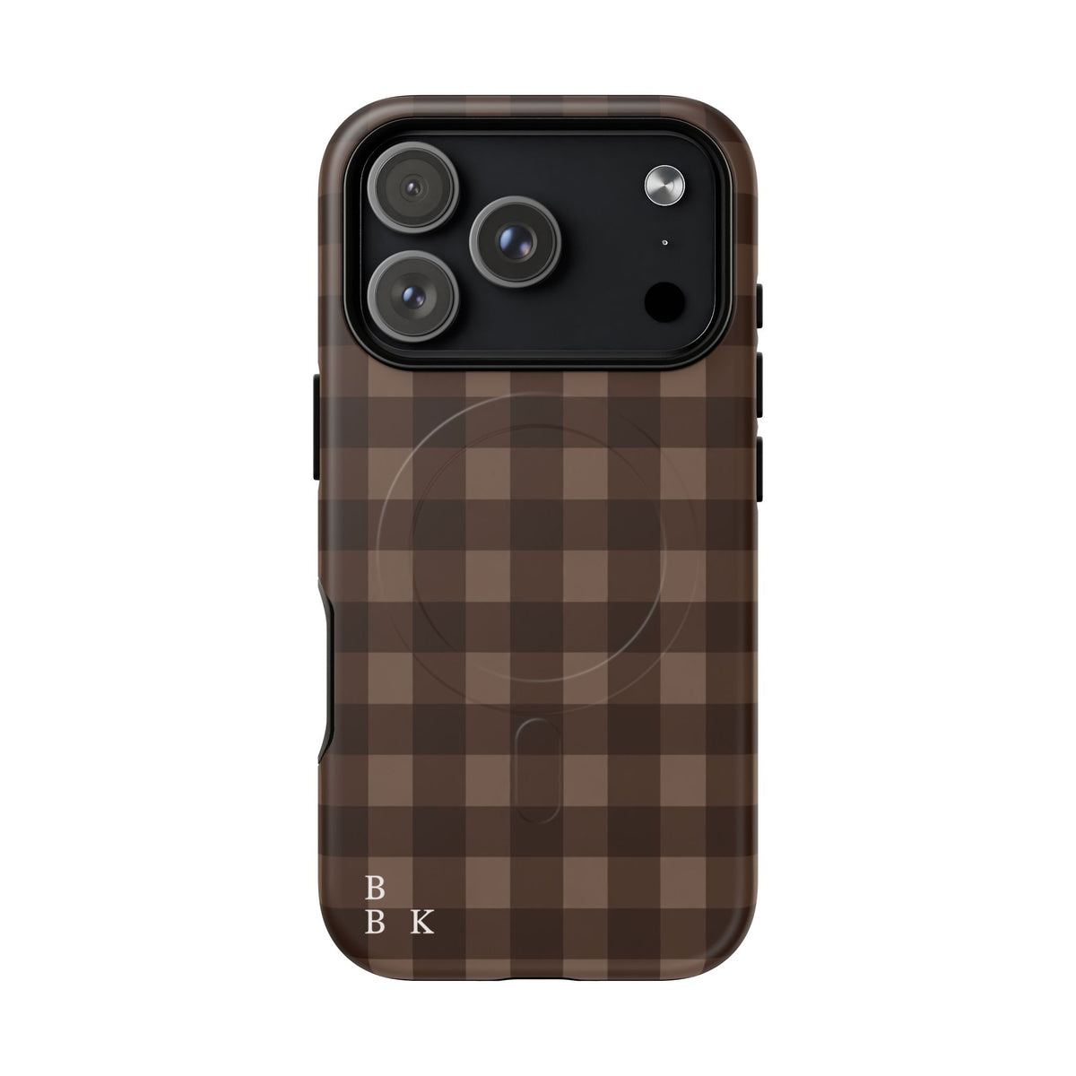 Brown Buffalo Plaid Tough Magnetic Phone Case