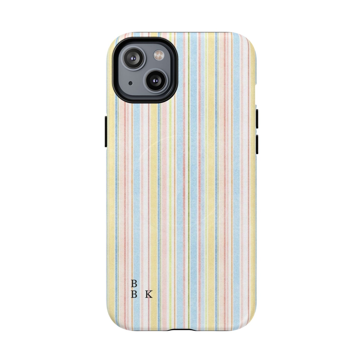 Striped Pastel Phone Case — Tough Magnetic Protection