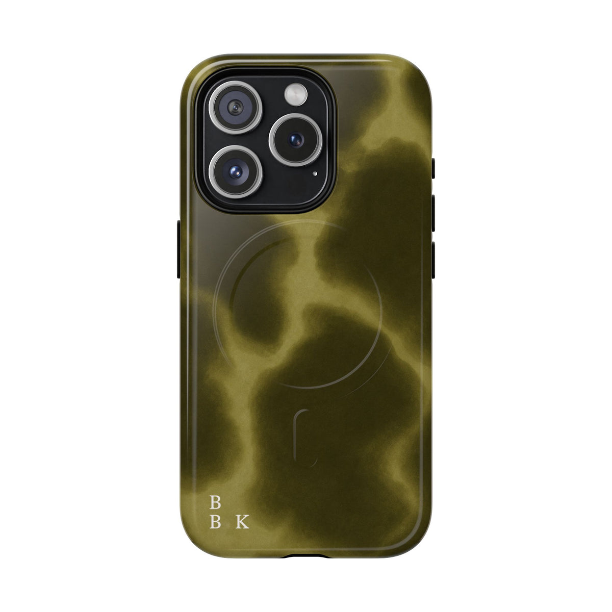 Olive Smoke Magnetic Phone Case — Tough Protective MagSafe-Compatible Cover