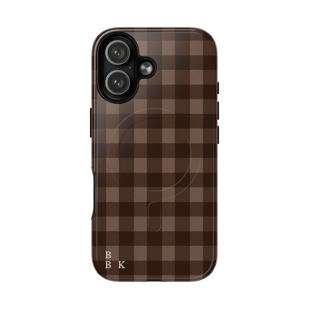 Brown Buffalo Plaid Tough Magnetic Phone Case