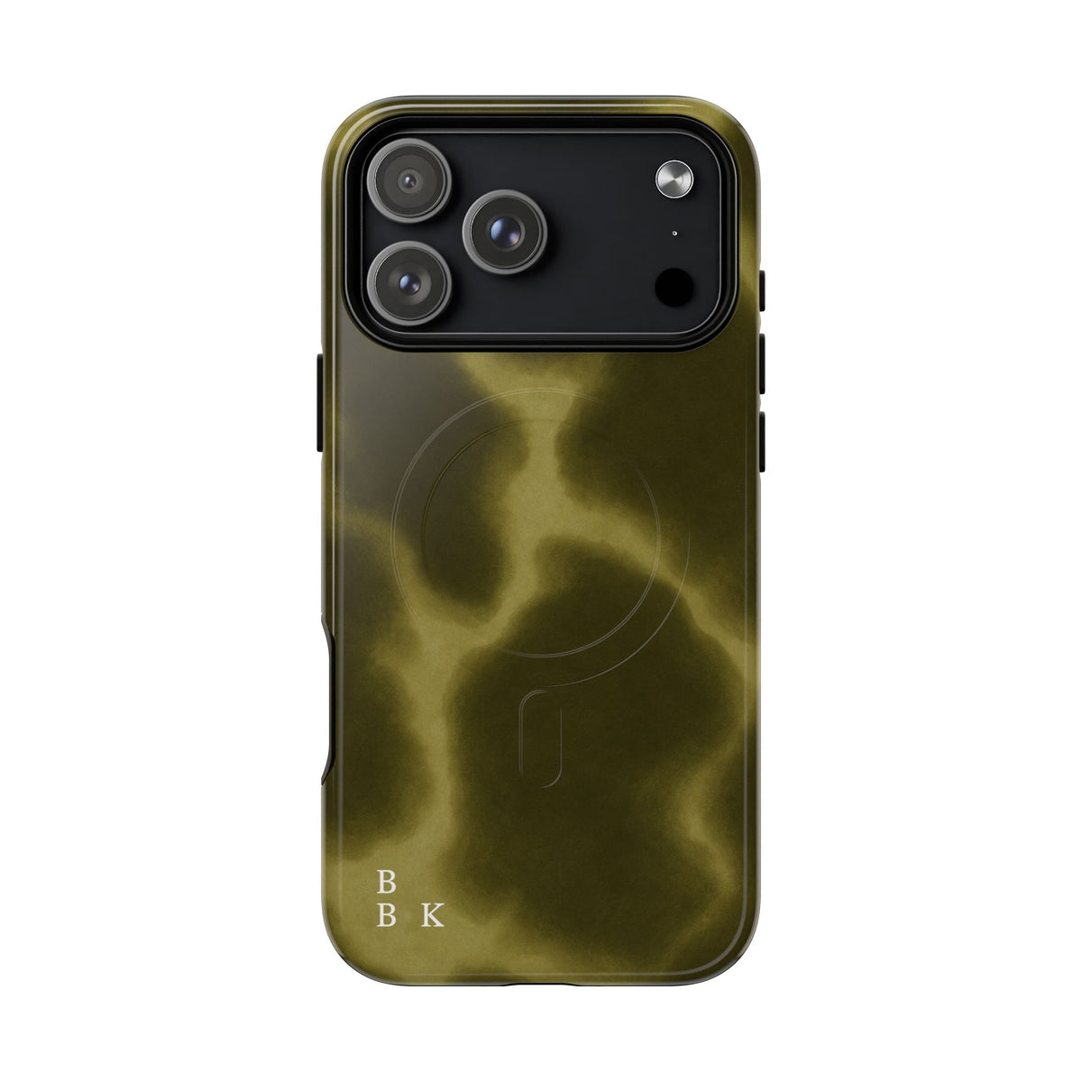 Olive Smoke Magnetic Phone Case — Tough Protective MagSafe-Compatible Cover