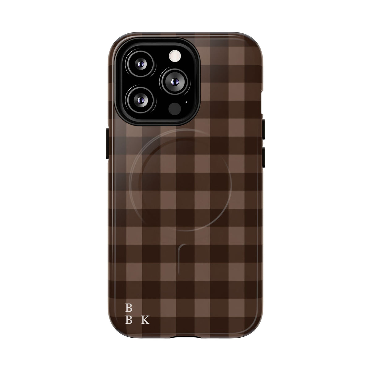 Brown Buffalo Plaid Tough Magnetic Phone Case