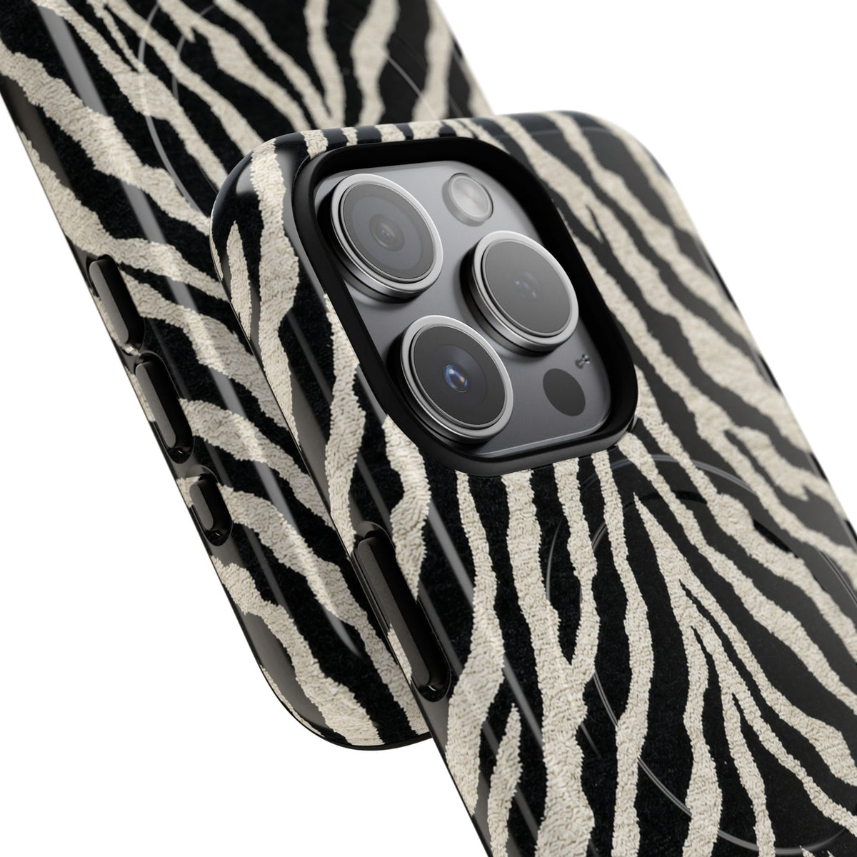Zebra Stripe Tough Magnetic Phone Case — Magnetic Protective Phone Case