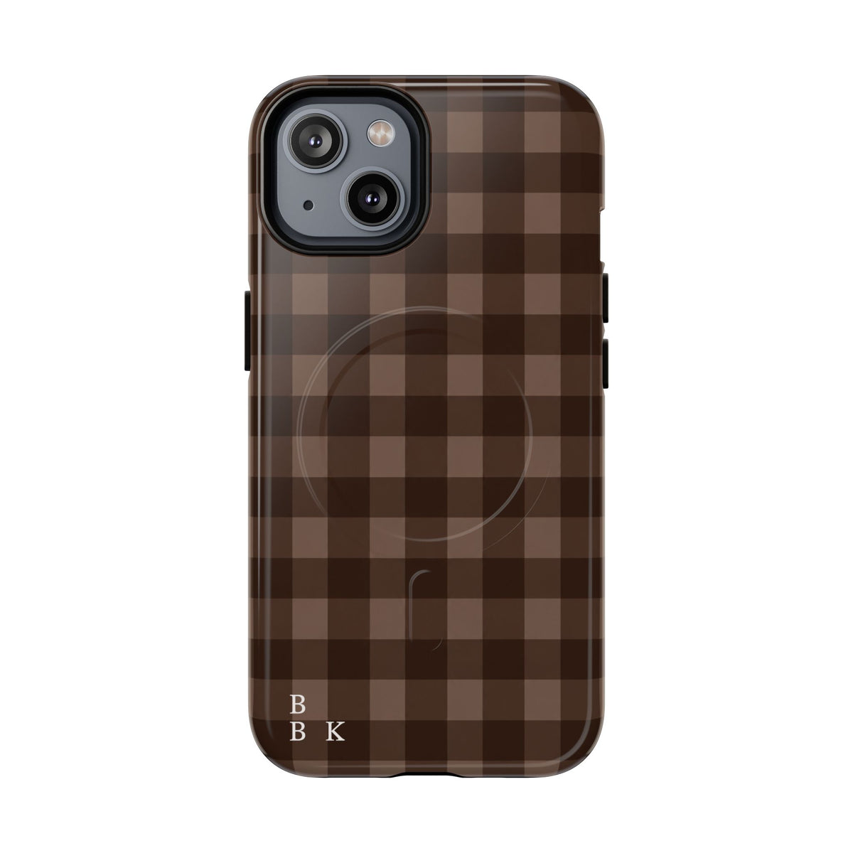 Brown Buffalo Plaid Tough Magnetic Phone Case