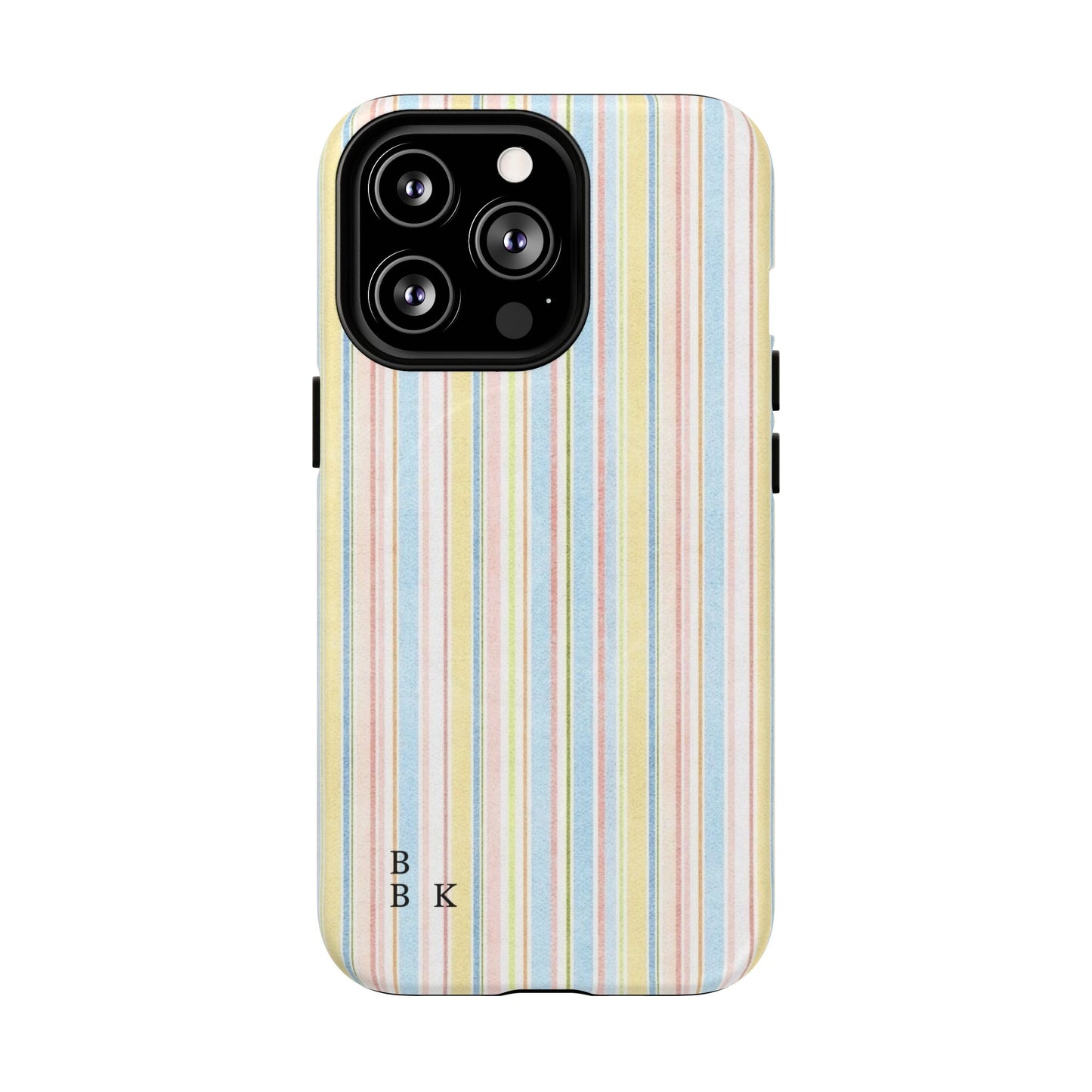Striped Pastel Phone Case — Tough Magnetic Protection