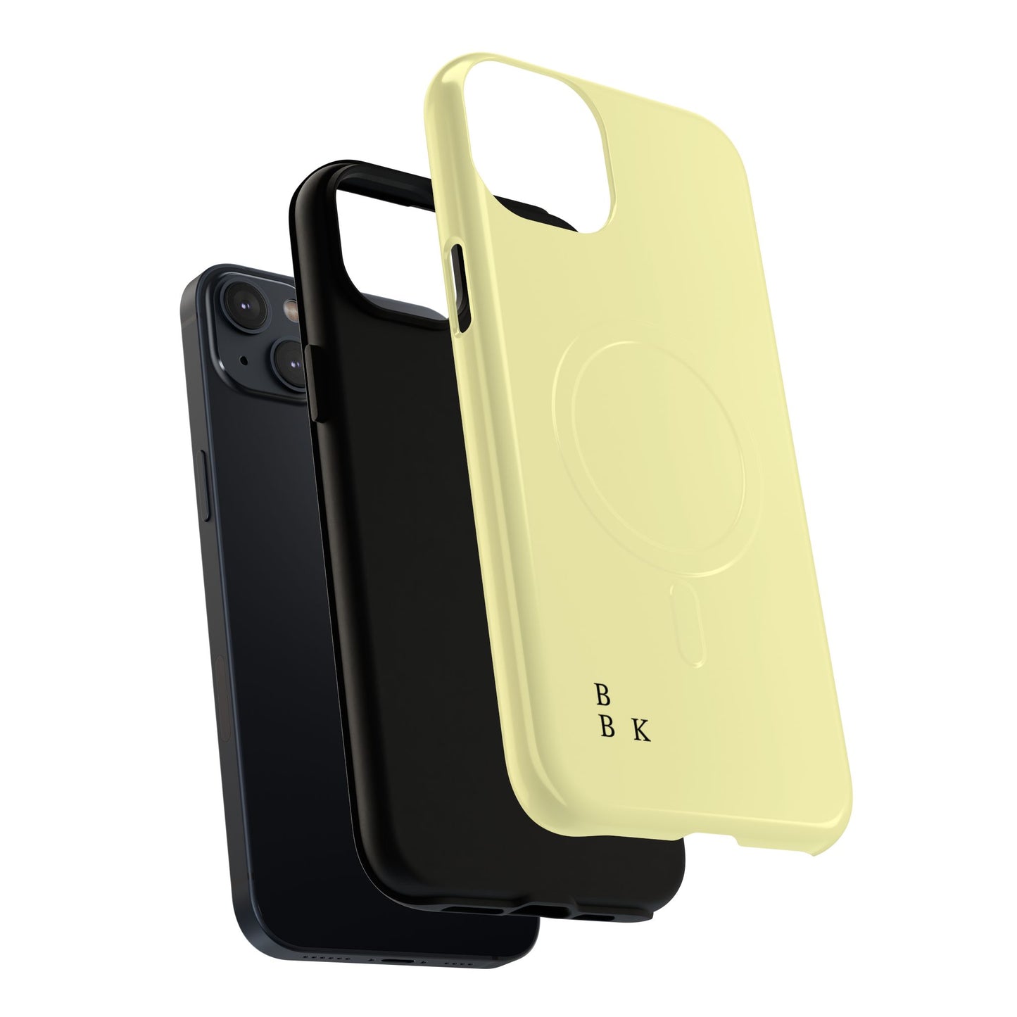 MagSafe Tough Phone Case — Slim Magnetic Protective Case (Pastel Yellow)