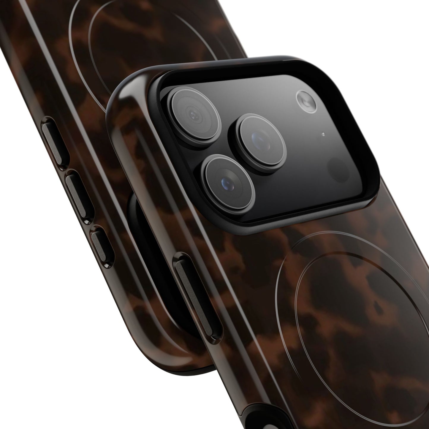 Tortoiseshell Magnetic Phone Case — Slim Tough MagSafe-Compatible Protection