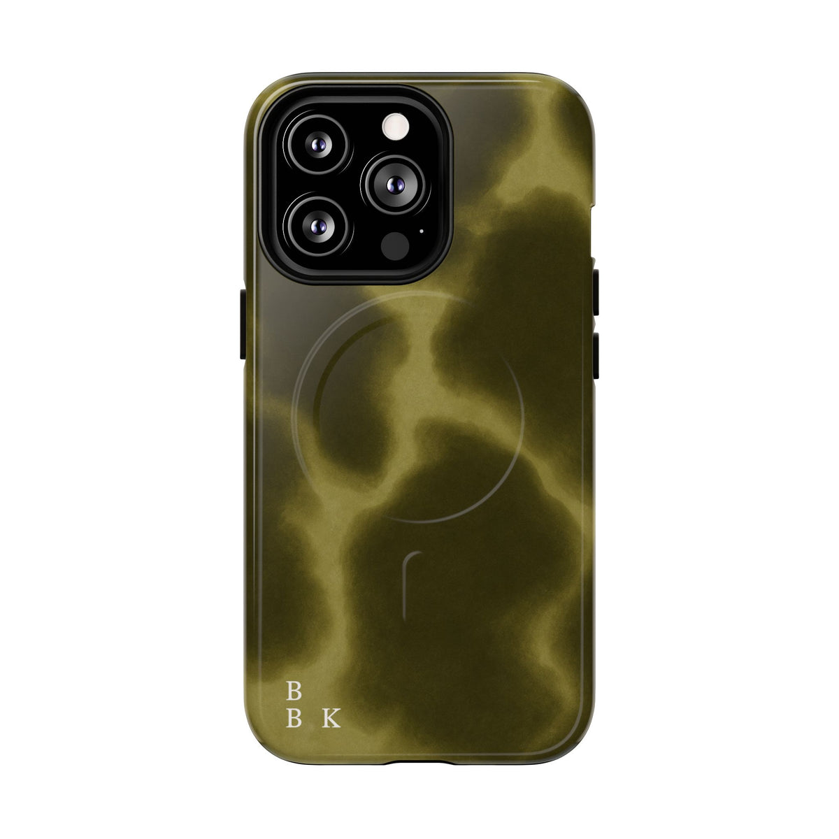 Olive Smoke Magnetic Phone Case — Tough Protective MagSafe-Compatible Cover