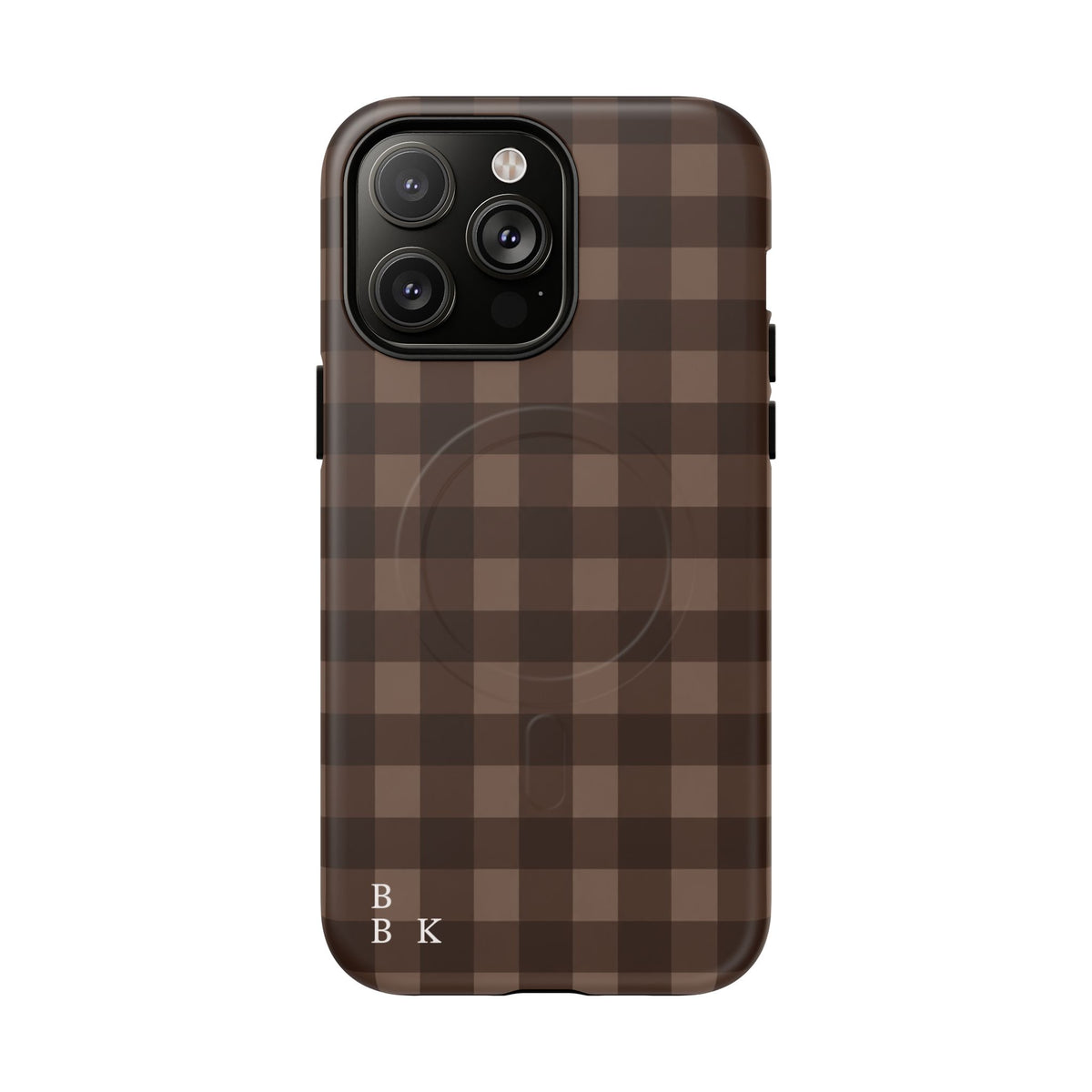 Brown Buffalo Plaid Tough Magnetic Phone Case