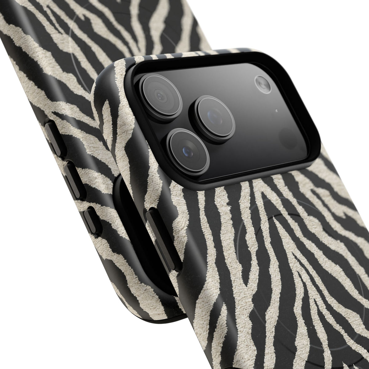 Zebra Stripe Tough Magnetic Phone Case — Magnetic Protective Phone Case