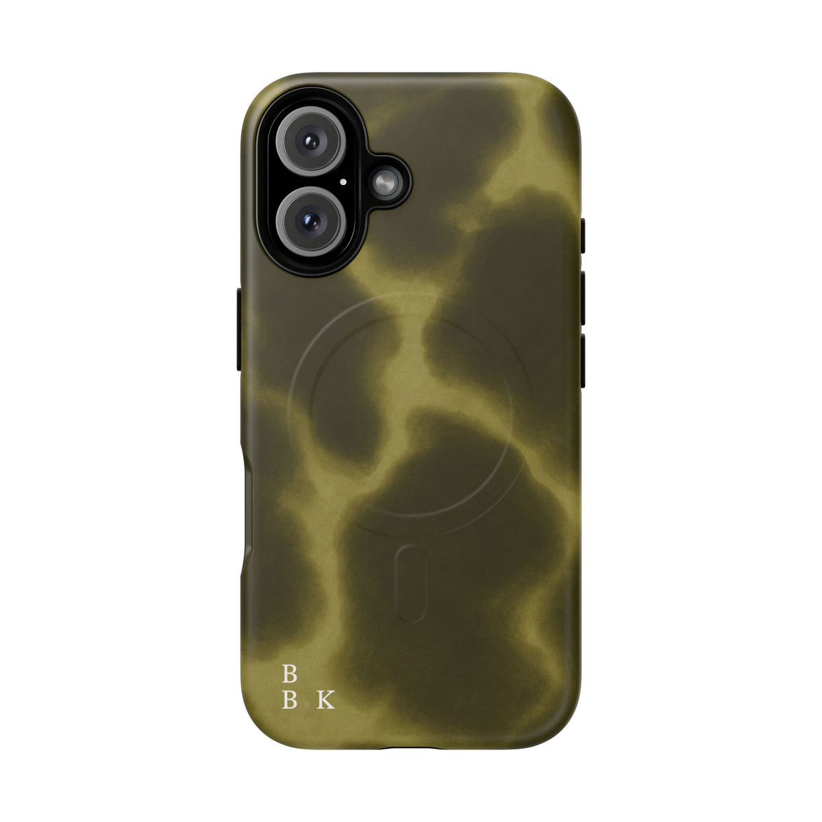 Olive Smoke Magnetic Phone Case — Tough Protective MagSafe-Compatible Cover