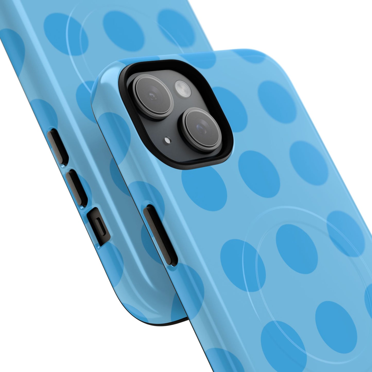 Blue Polka Dot Tough Magnetic Phone Case