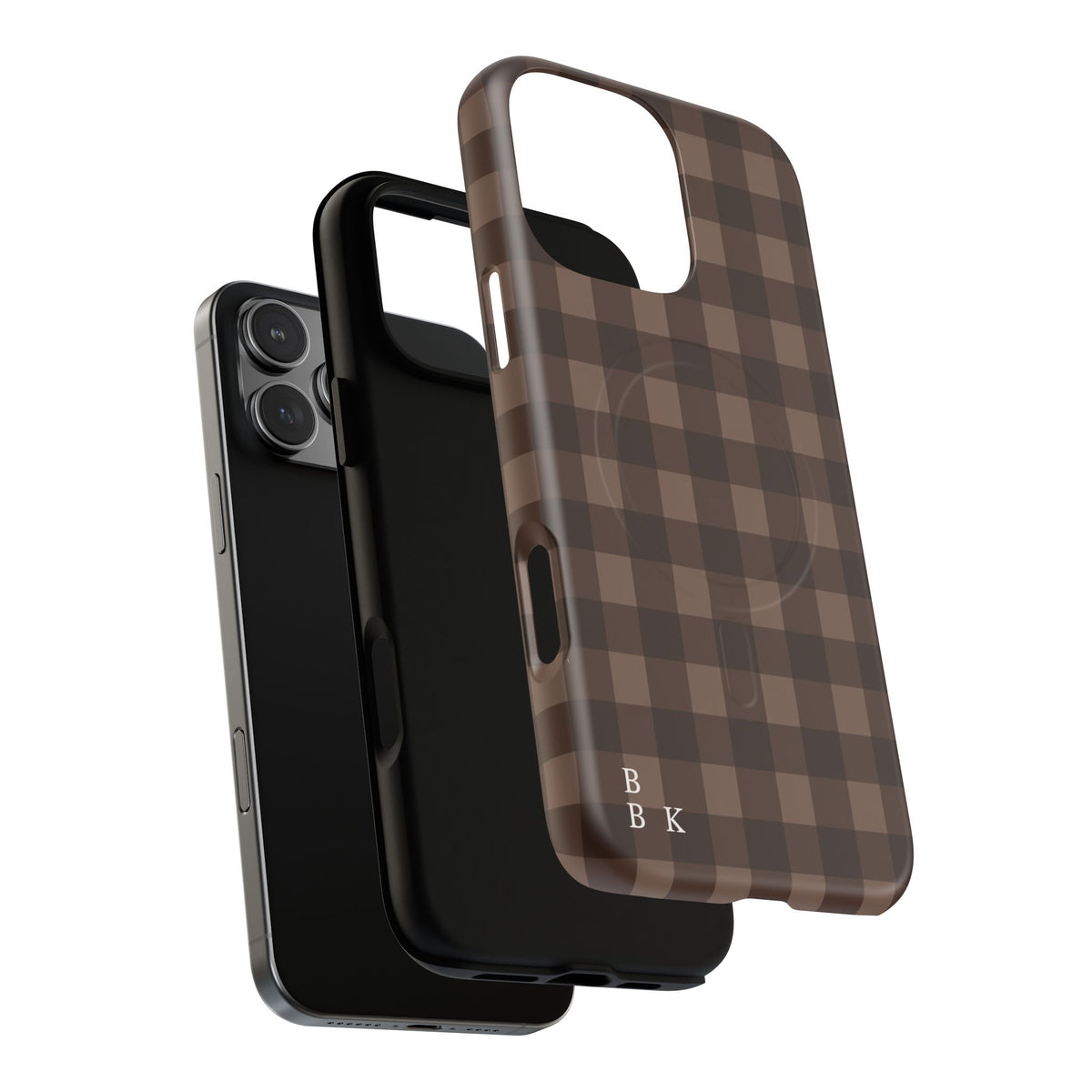 Brown Buffalo Plaid Tough Magnetic Phone Case